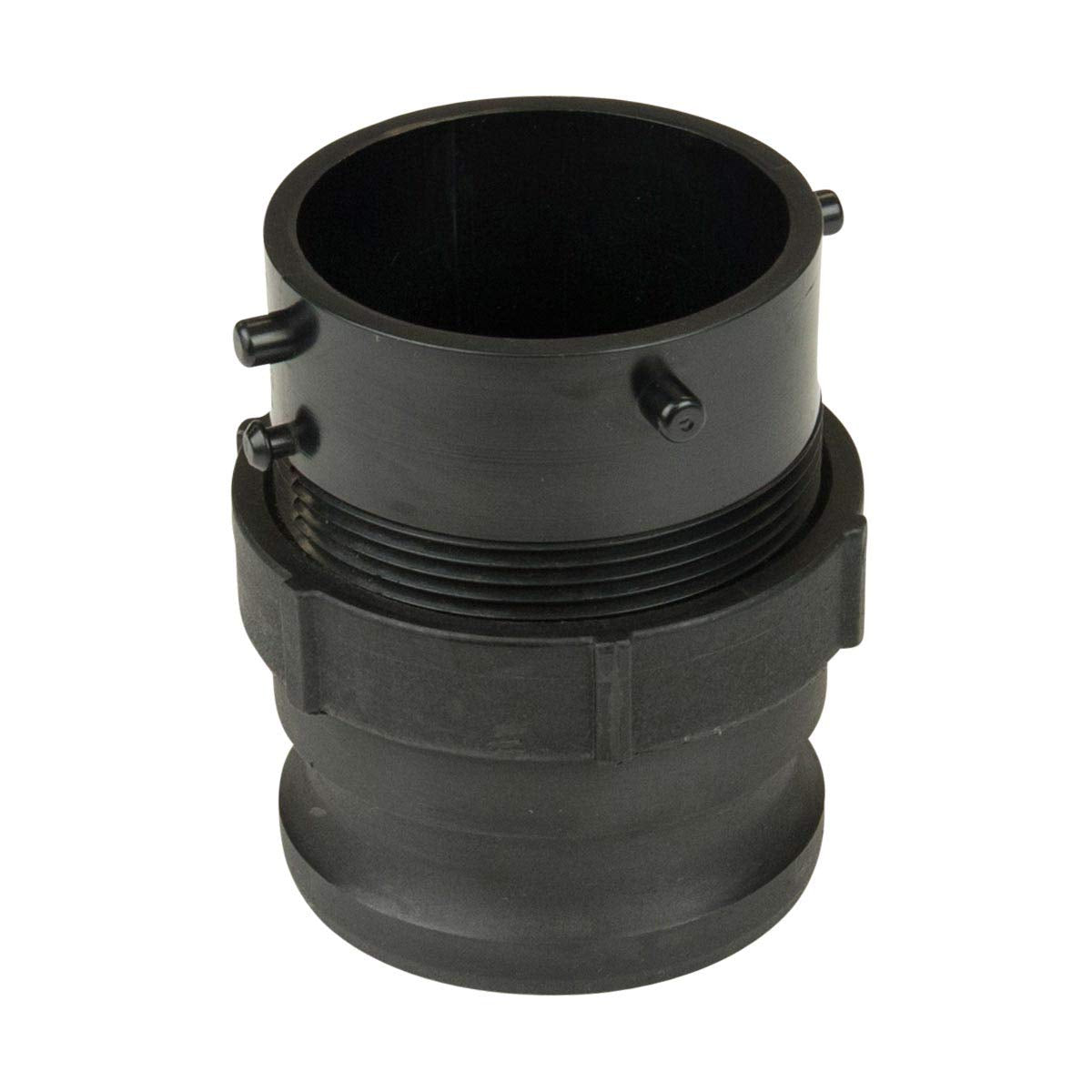 Waste Master Lippert Components 360785 RV Sewer Hose Male Bayonet Fitting Converter , Black