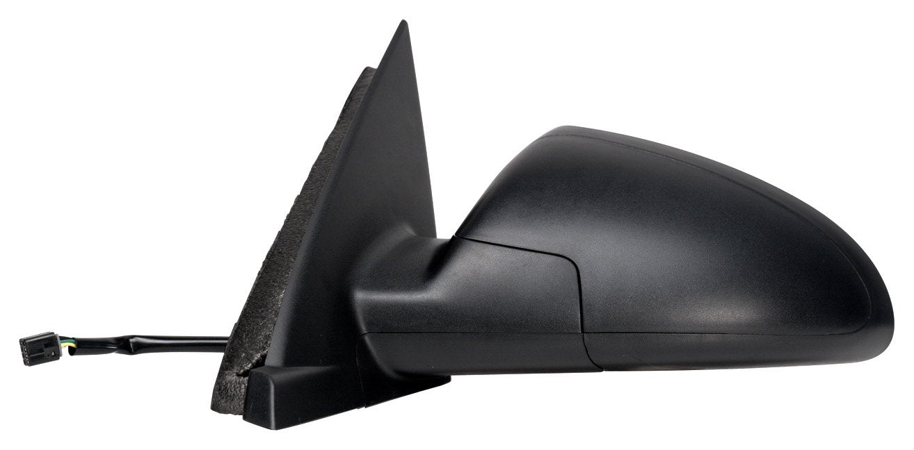 Driver Side Fit Mirror for Chevy Malibu LT, Black Textured, Foldaway, Heated Power