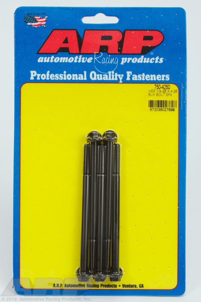 Hex ARP (750-4250) Oxide Bolt, Black