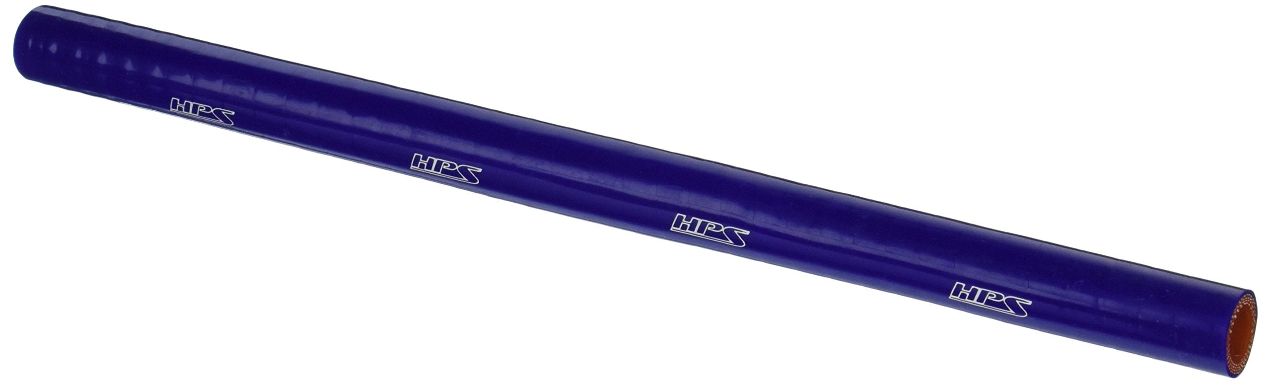 HPS Silicone HTST-038-BLUE High Temperature 4-ply Reinforced Tube Coupler Hose, 100 PSI Maximum Pressure, 12" Length, 3/8" ID, Blue