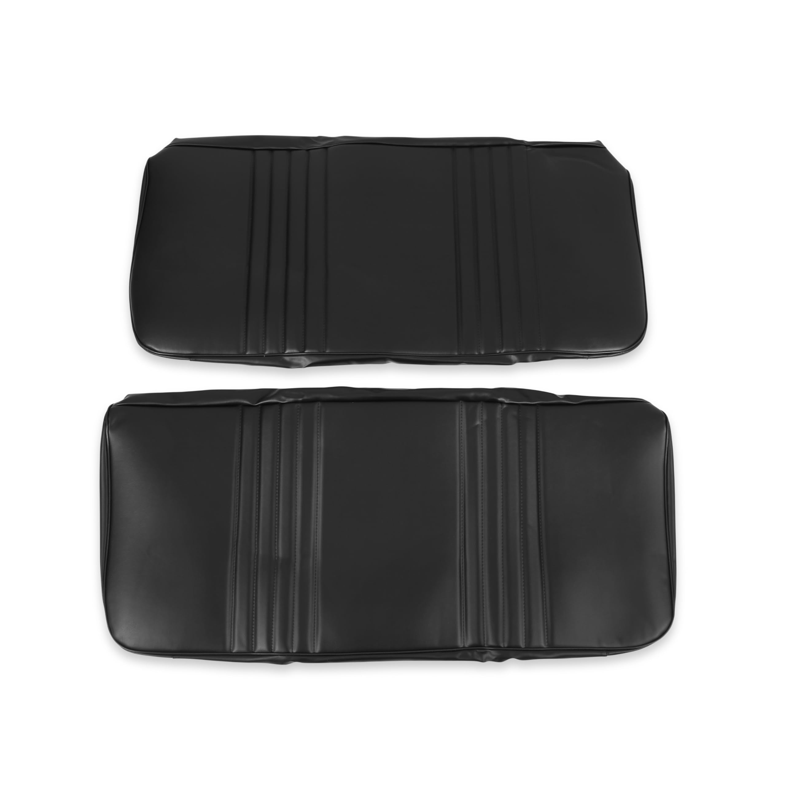 Original Style Brothers Trucks UPH5800BLACK Seat - All Vinyl - Pleated - Black