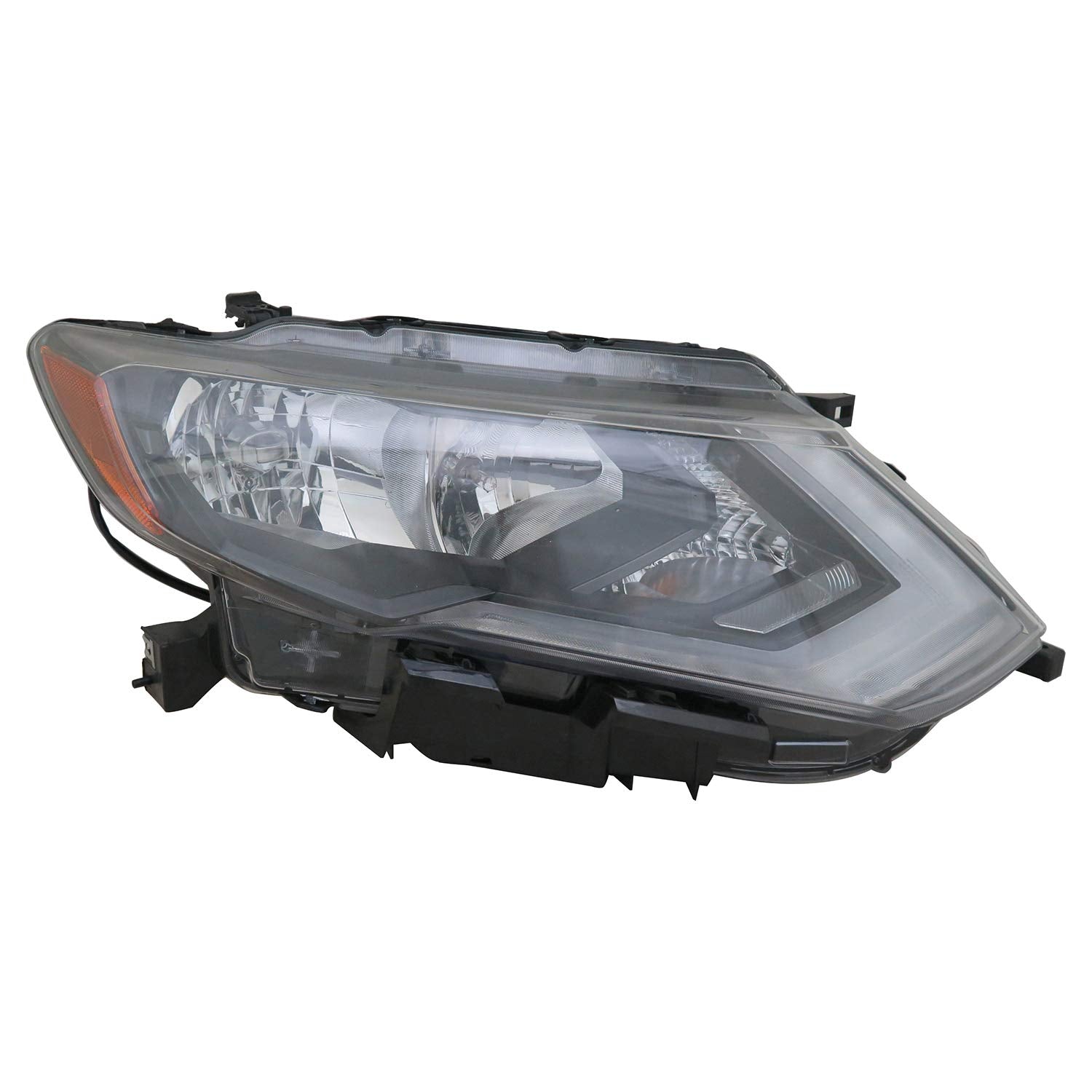 Right TYC Headlight Assembly Compatible with 2017-2020 Nissan Rogue