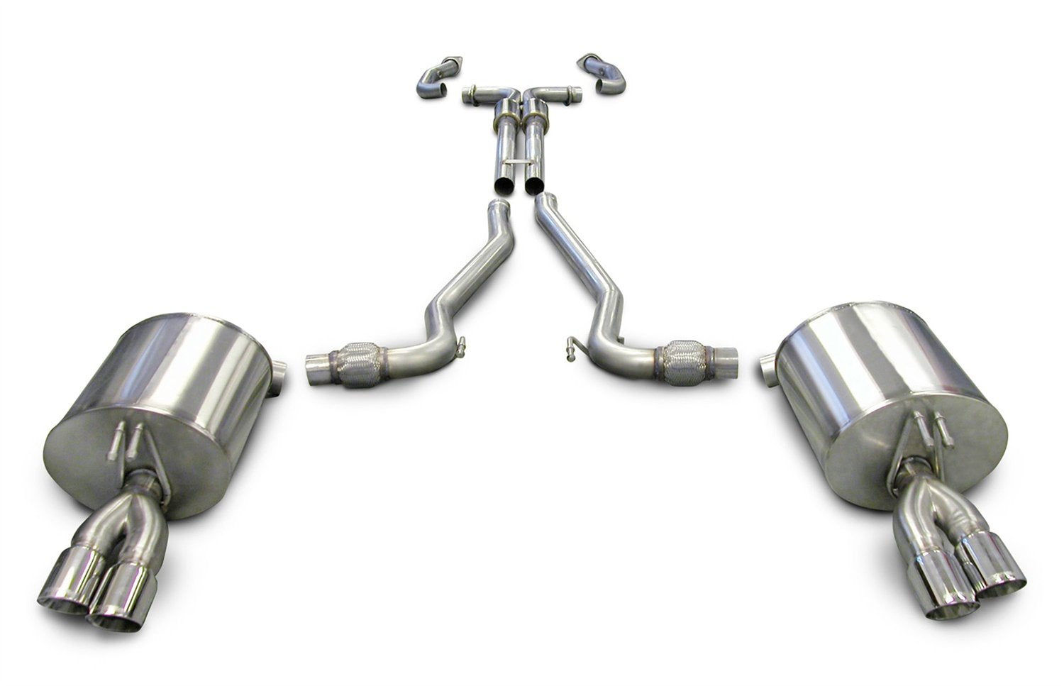Cat-Back CORSA Exhaust System with X-Pipe 14950