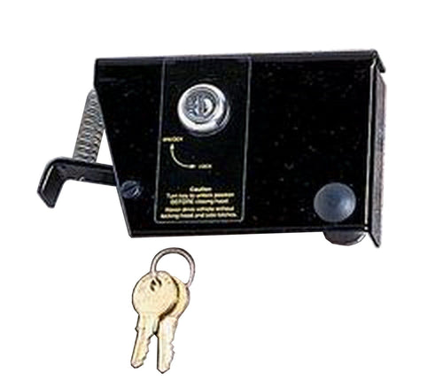 Hood Lock Kit Rugged Ridge for Jeep CJ | Steel, Black | 11252.01 | Fits 1972-1986 Jeep CJ