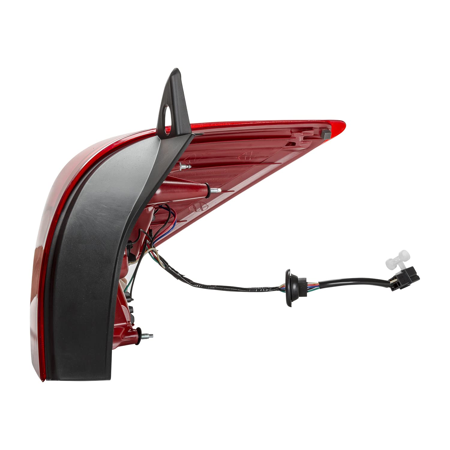 Left TYC Tail Light Assembly Compatible with 2007-2012 Nissan Versa