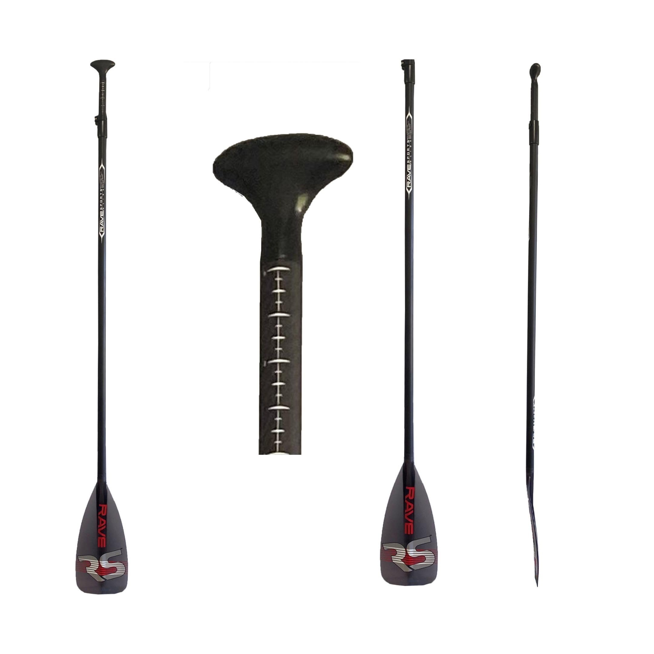 RAVE Sports Adjustable SUP Paddle – Lightweight Oar for Stand Up Paddleboard, Floats and No Twist Handle Lock, Glide Style