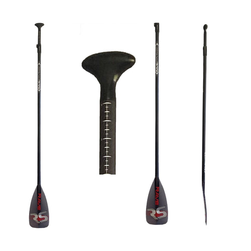 RAVE Sports Adjustable SUP Paddle – Lightweight Oar for Stand Up Paddleboard, Floats and No Twist Handle Lock, Glide Style