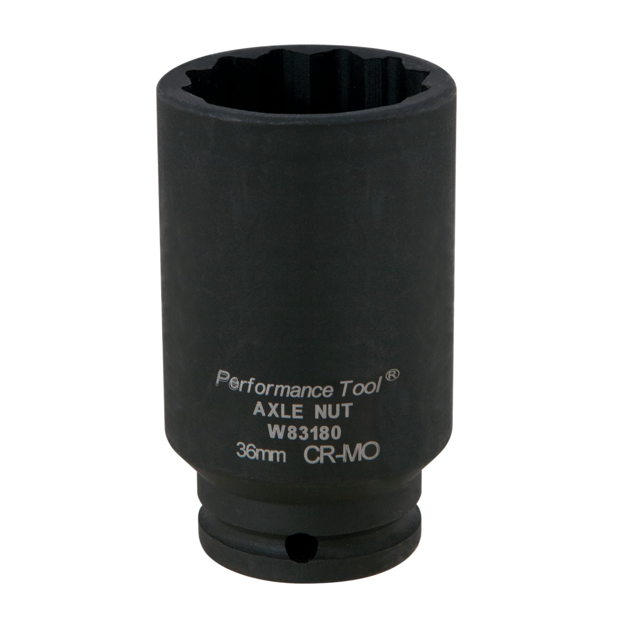 W83180 Performance Tool 36mm 12 Point Axle Nut Socket