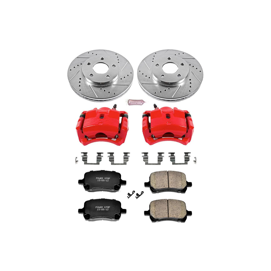 Power Stop KC3116 Z23 Evolution Sport Brake Kit Front (with Calipers) For Chevrolet HHR 2006-2007 [Model Specific]