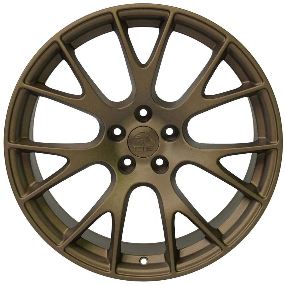 20 Inch OE Wheels DG15 Rim Fits Hellcat Style 5x115 20x10 Satin Bronze - Hollander 2528 (1)