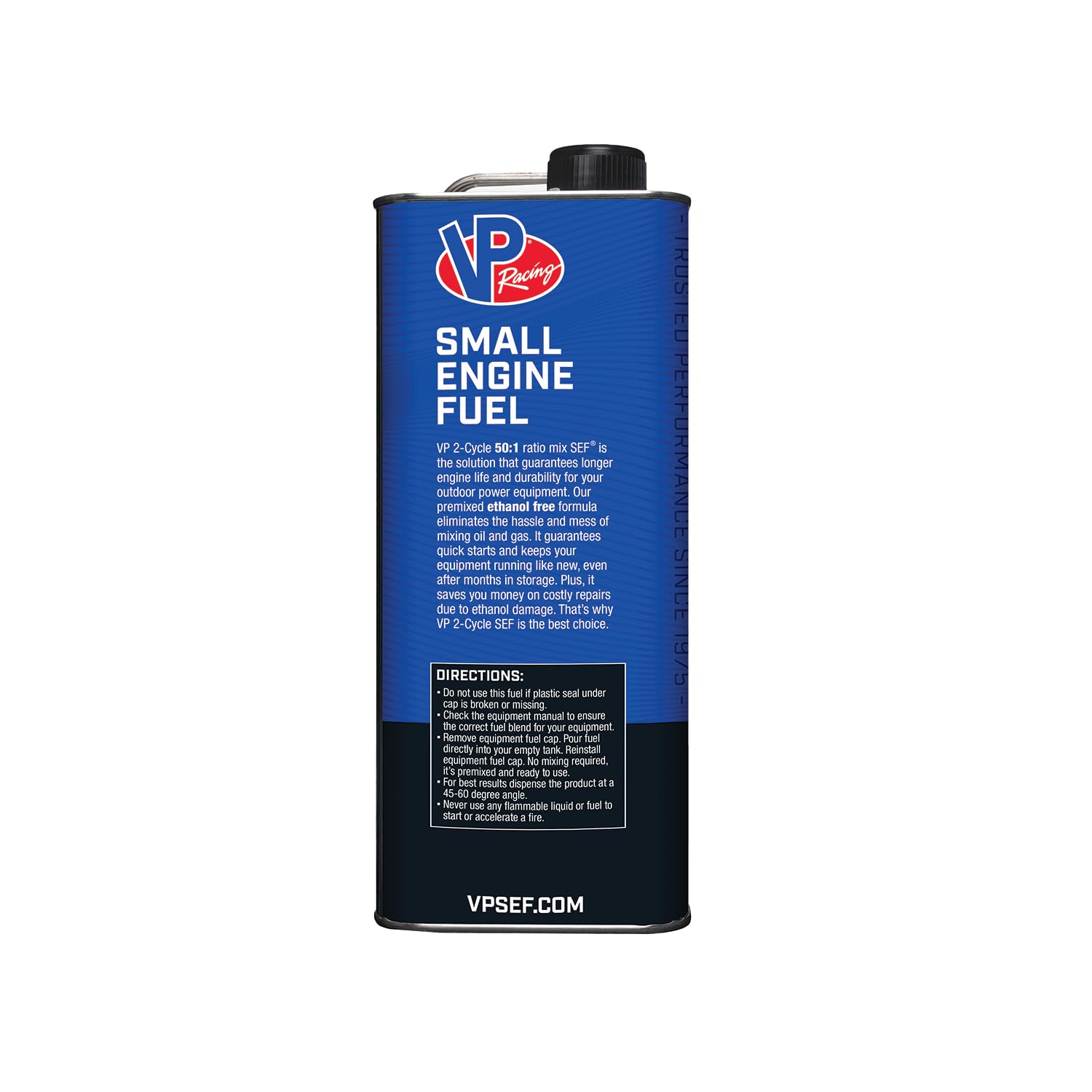 Ready to Use VP Racing Fuels 6231, 50:1 Premixed 2-Cycle Small Engine Fuel (SEF) - Gallon
