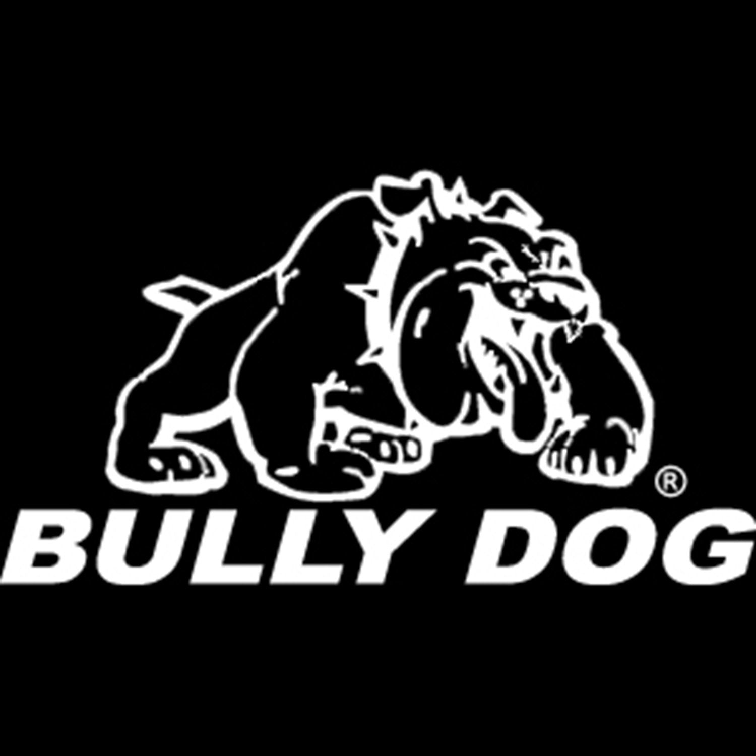 Small Bully Dog PR4010 White Window Sticker