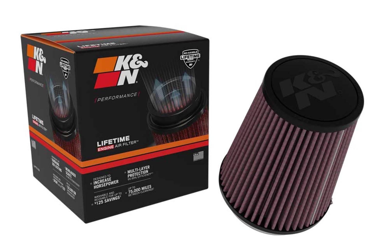 Universal K&N Air Filter Clamp-On RU-5149