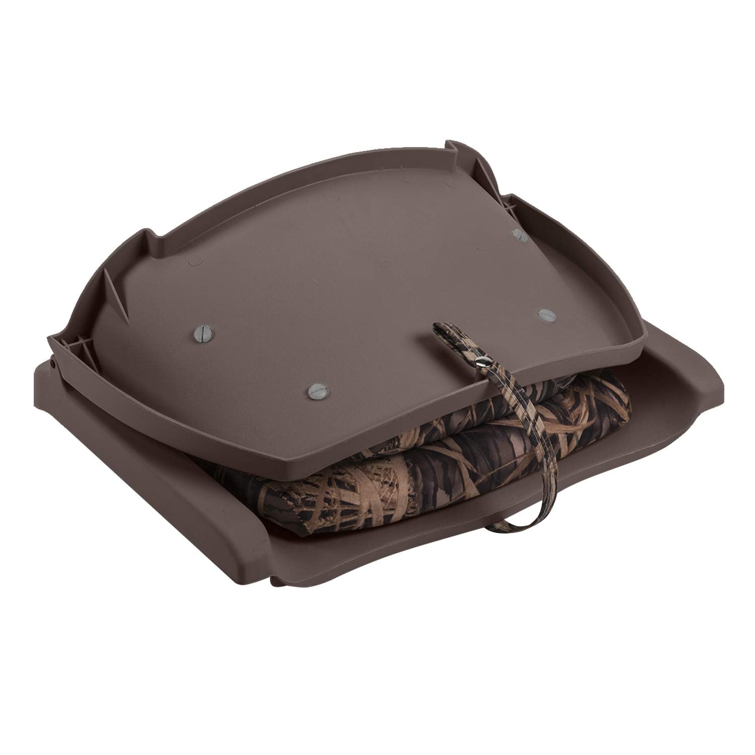 Camo Padded Fold Down Seat Wise 8WD139CLS-B-733, Max 5/Brown Shell, Realtree Max 5, standard