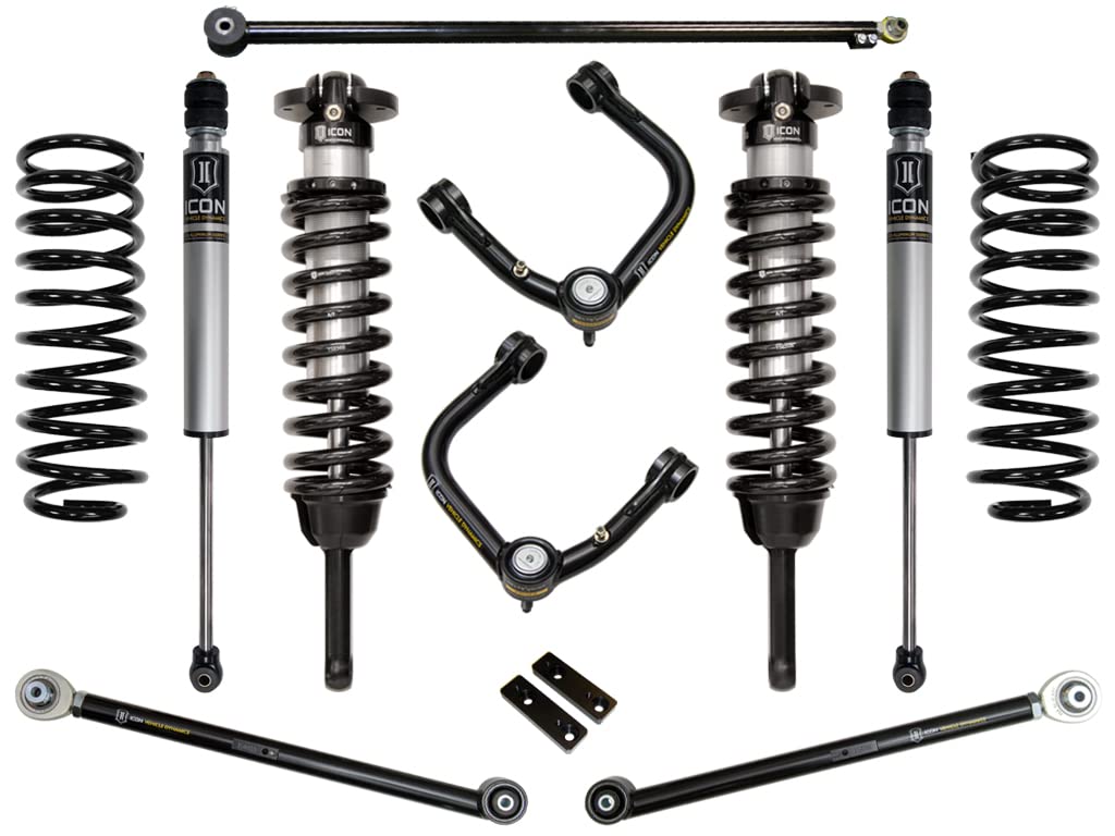 0-3.5" Lift, ICON Stage 3 Suspension System, Tubular UCA, Compatible with 2010-Up Lexus GX460, K53183T