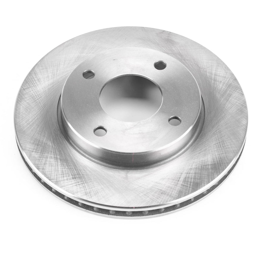 Power Stop Autospecialty JBR1387 Stock Replacement Front Brake Rotor For Nissan Versa 2009-2011 [Model Specific]