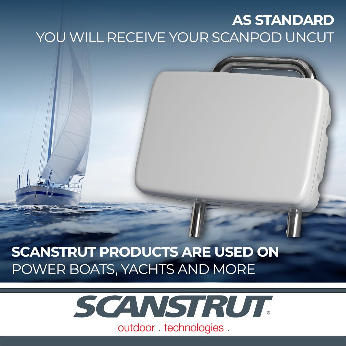 Scanstrut Helm Pod SPH-15-W for displays up to 15" ScanPod
