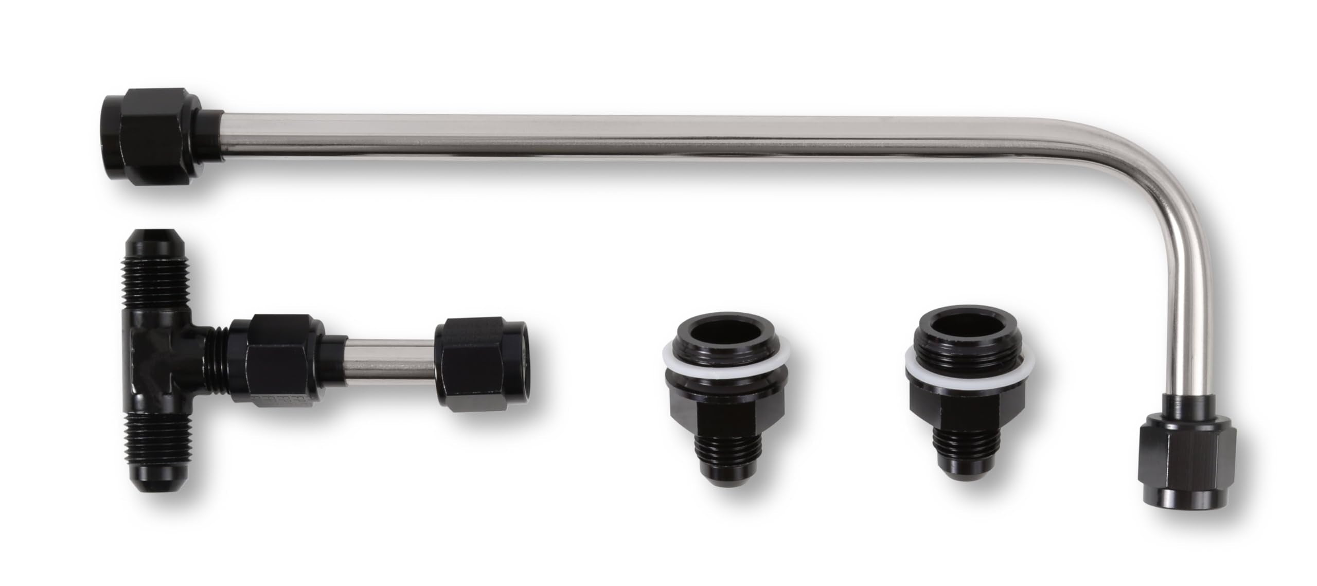 Quick Fuel Dual Feed 34-600BKQFT Fuel Line #6AN (Black)