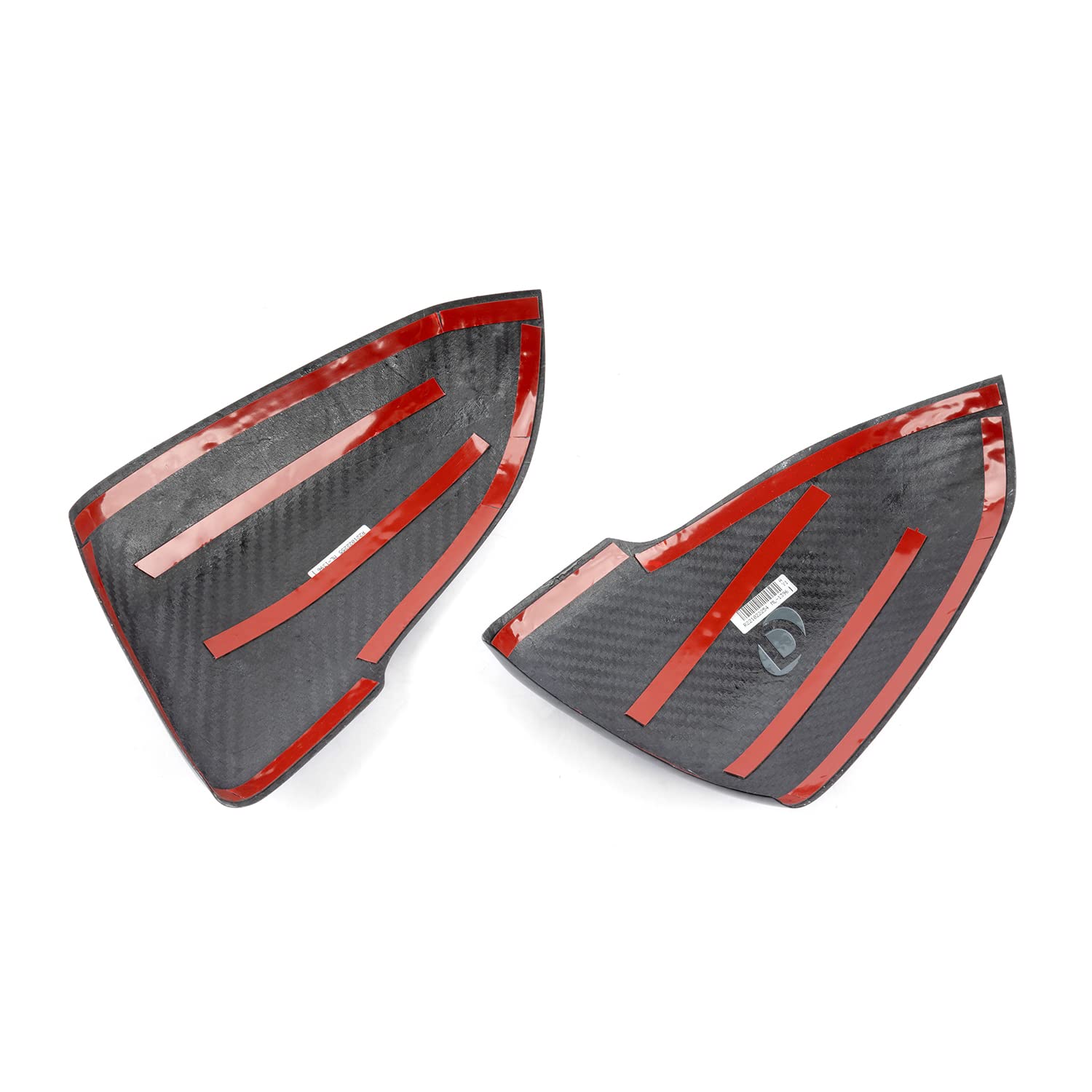 Dinan Mirror Covers D980-0040 - Gloss Twill Carbon Fiber - Pair