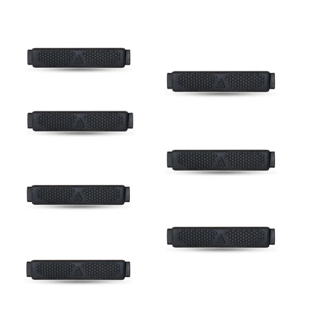 Ladder ROAM Soft Steps - Durable Stainless Steel Hardware, Molded Rubber Step for Maximized Comfort, Secure Attachment with Metal Mounting Strap, Step Ladder - Easy Install - Molded EPDM Rubber (7PCS)