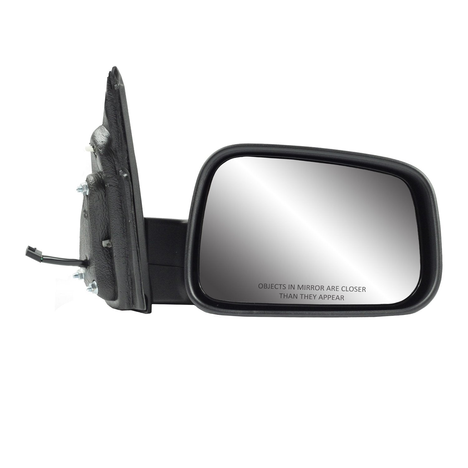Fit System Mirror Passenger Side for Chevrolet HHR Wagon, Textured Black w/PTM Cover, Foldaway, Power