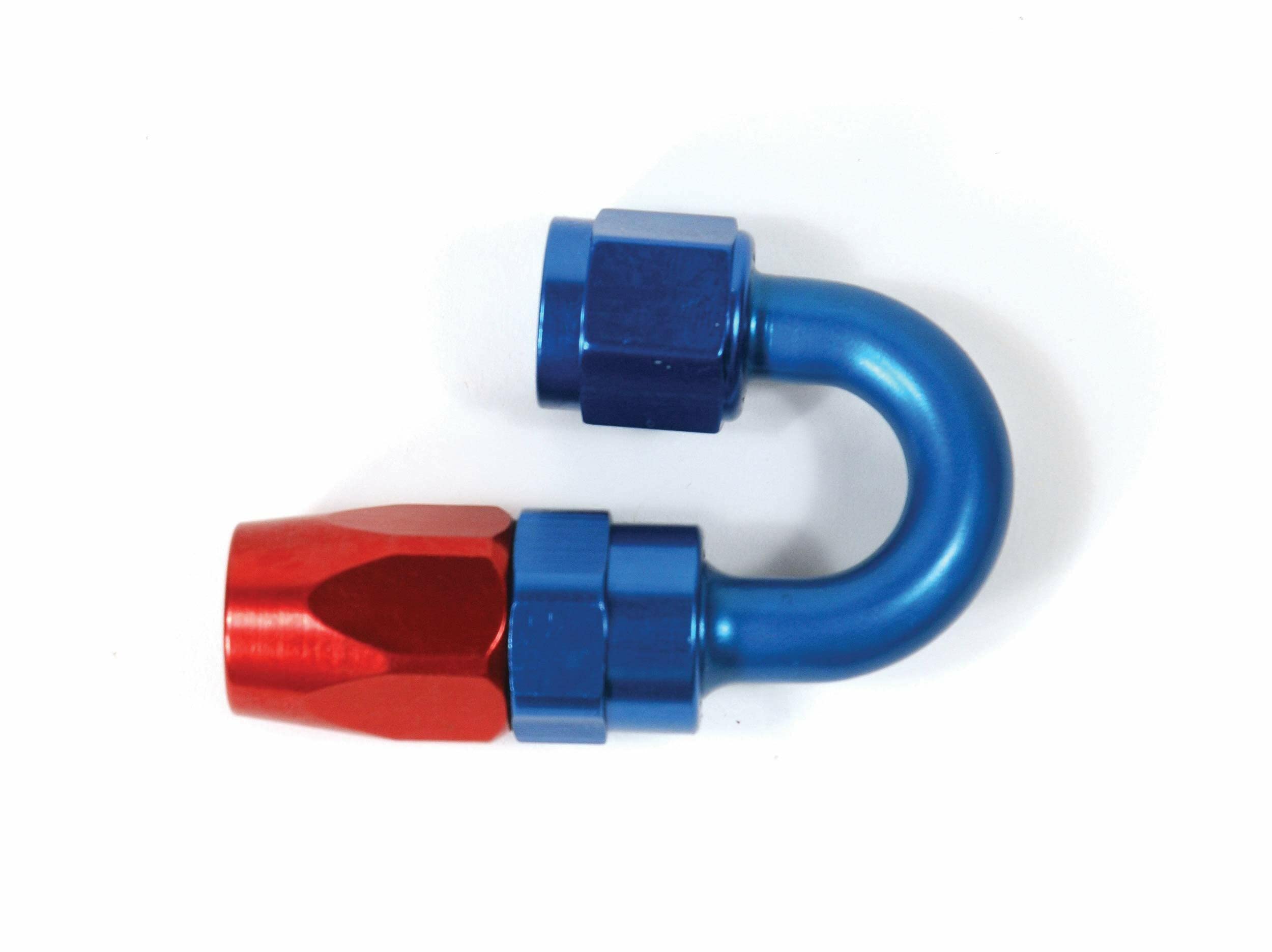 510680BK Speedfx -6an X 180 Blk Hose End