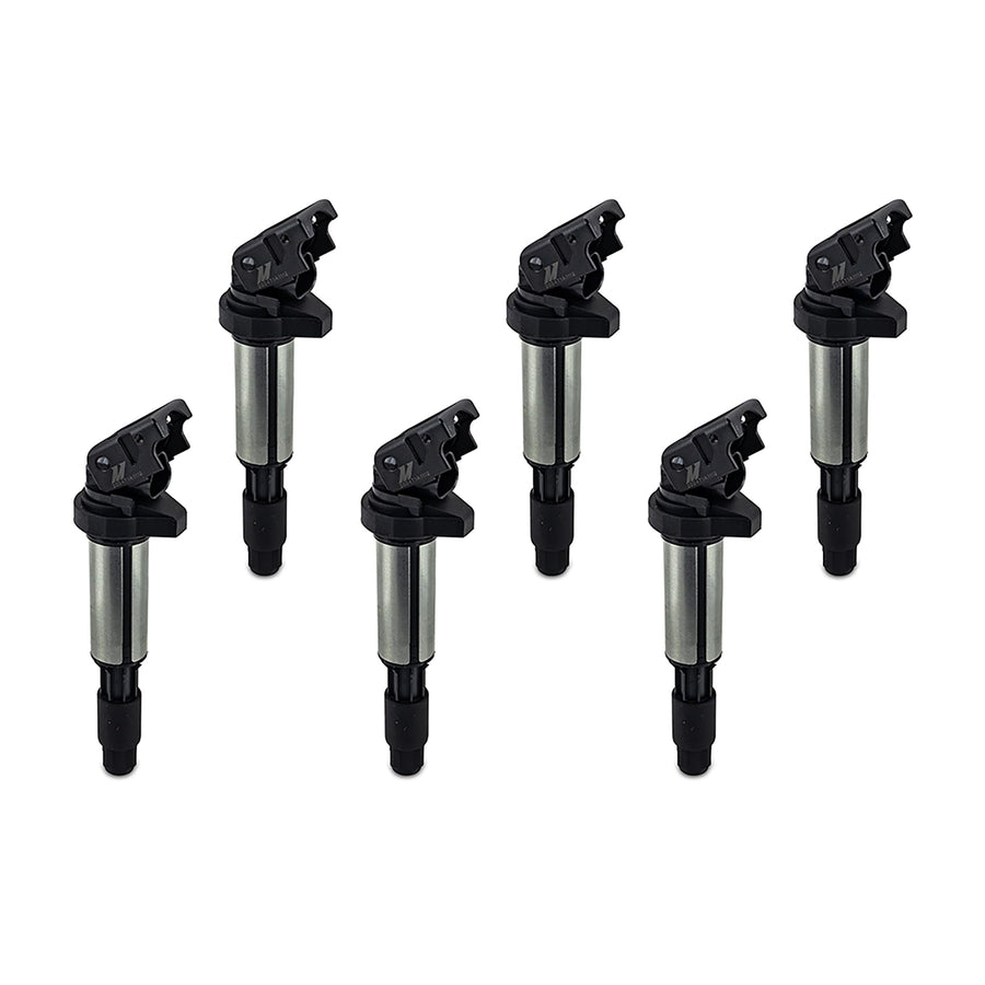 Mishimoto Ignition Coil Set of 6 Delphi Style compatible with BMW 335i 3.0L 2007-2010