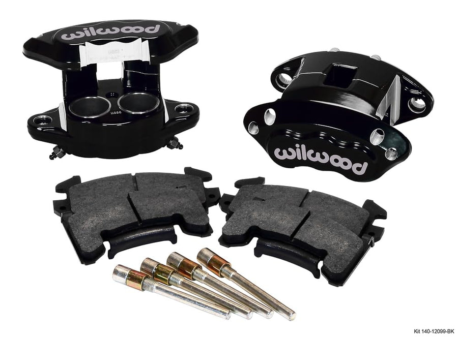 D154 WILWOOD Front Caliper Kit - Black 1.62 / 1.62" Piston,1.04" Rotor