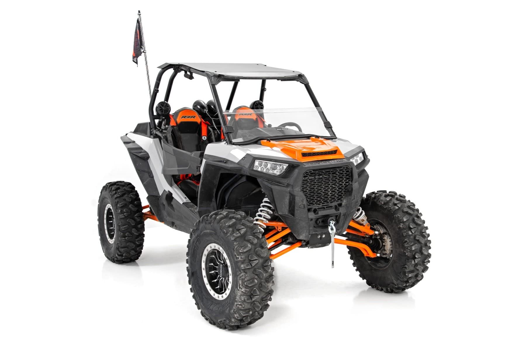 Rough Country Half Windshield Front for Polaris RZR 1000-98182011A