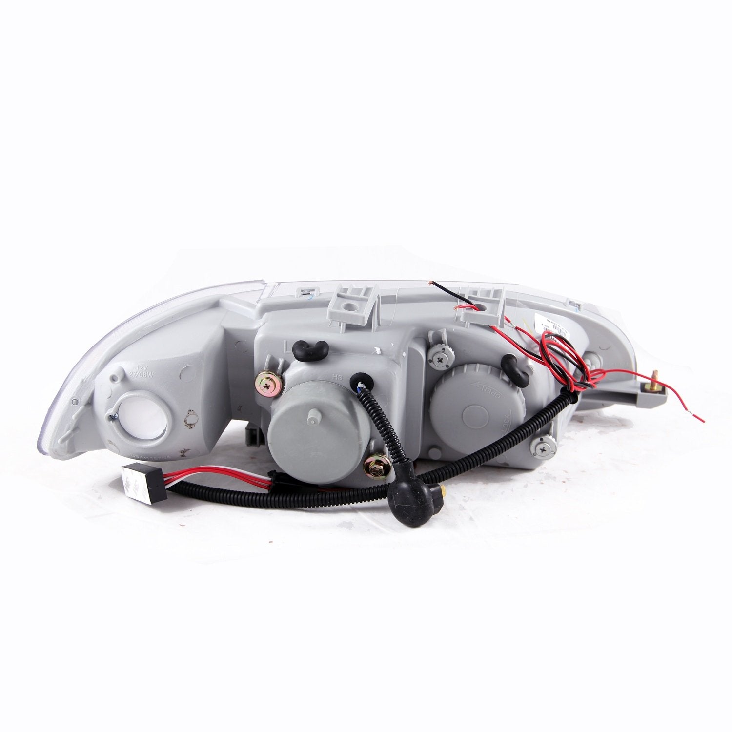 Chrome Projector Halo Headlight AnzoUSA for Honda Civic - (Sold in Pairs)