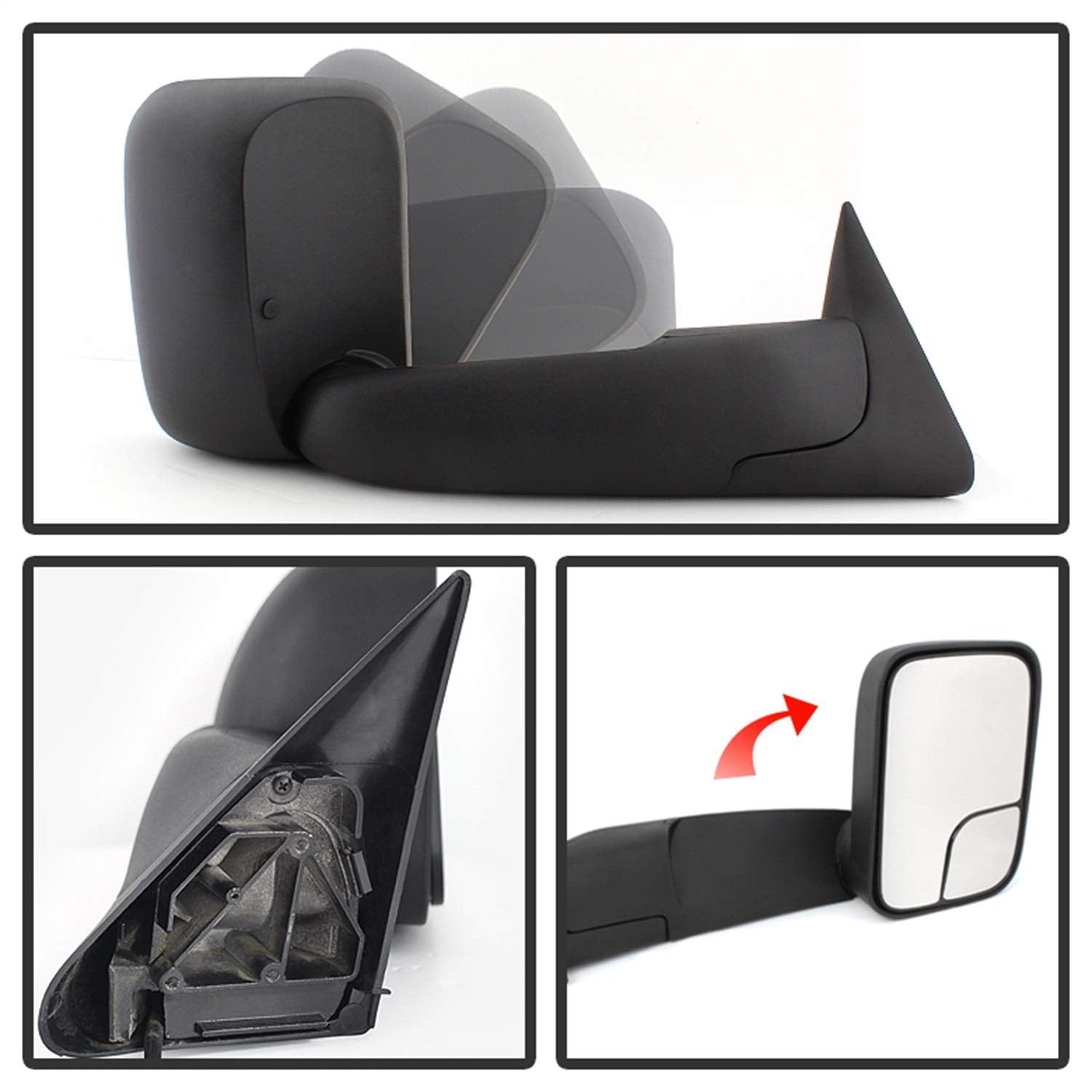 Manual Adjust Spyder Xtune - Mirror (MIR-DRAM94-MA-R)