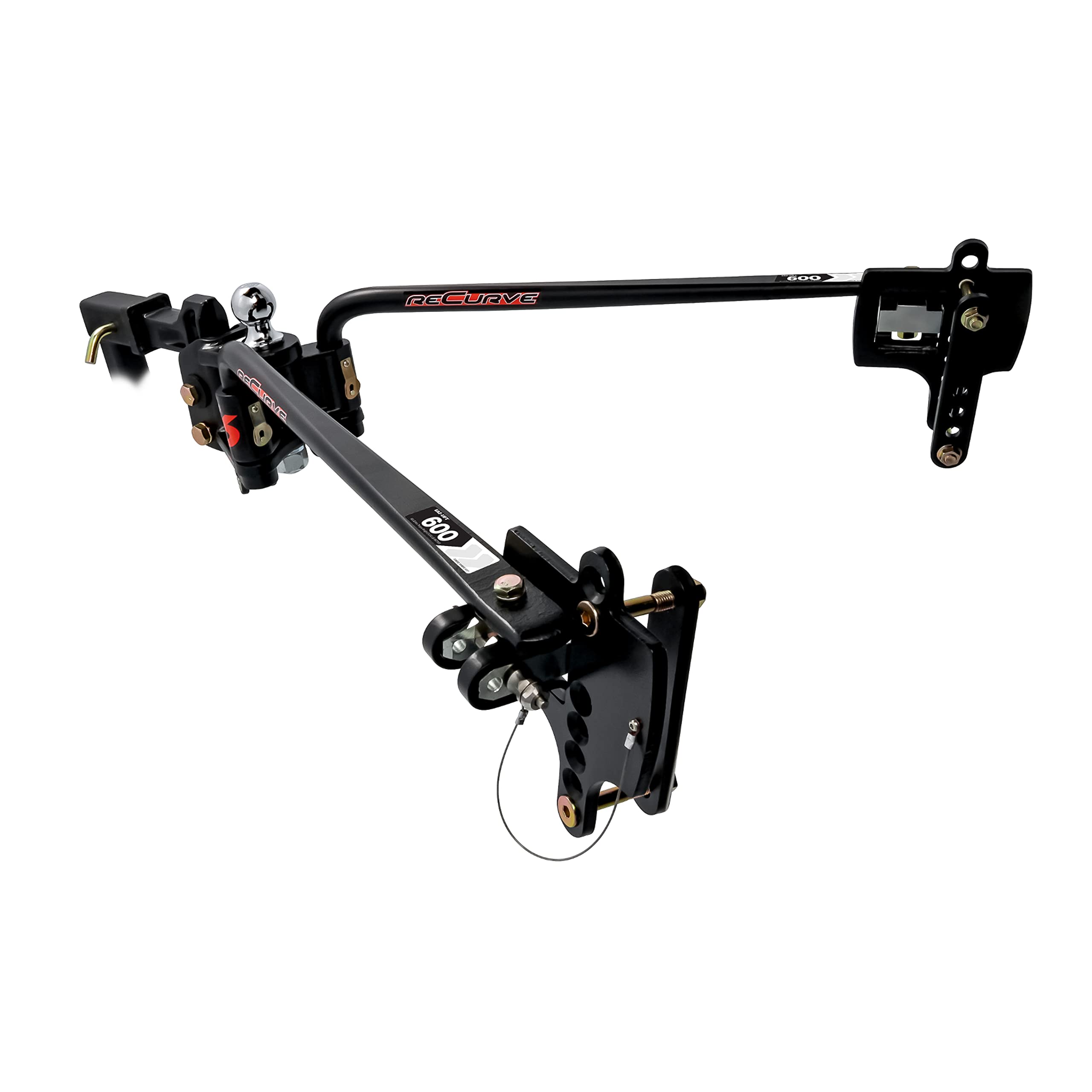 Eaz-Lift Camco ReCurve R6 600lb Camper/RV Weight Distribution Hitch -Features Premium Adaptive Sway Control & 2-5/16" Hitch Ball w/15,000lb Max Rating - 800lb Max Tongue Weight Rating (48731)