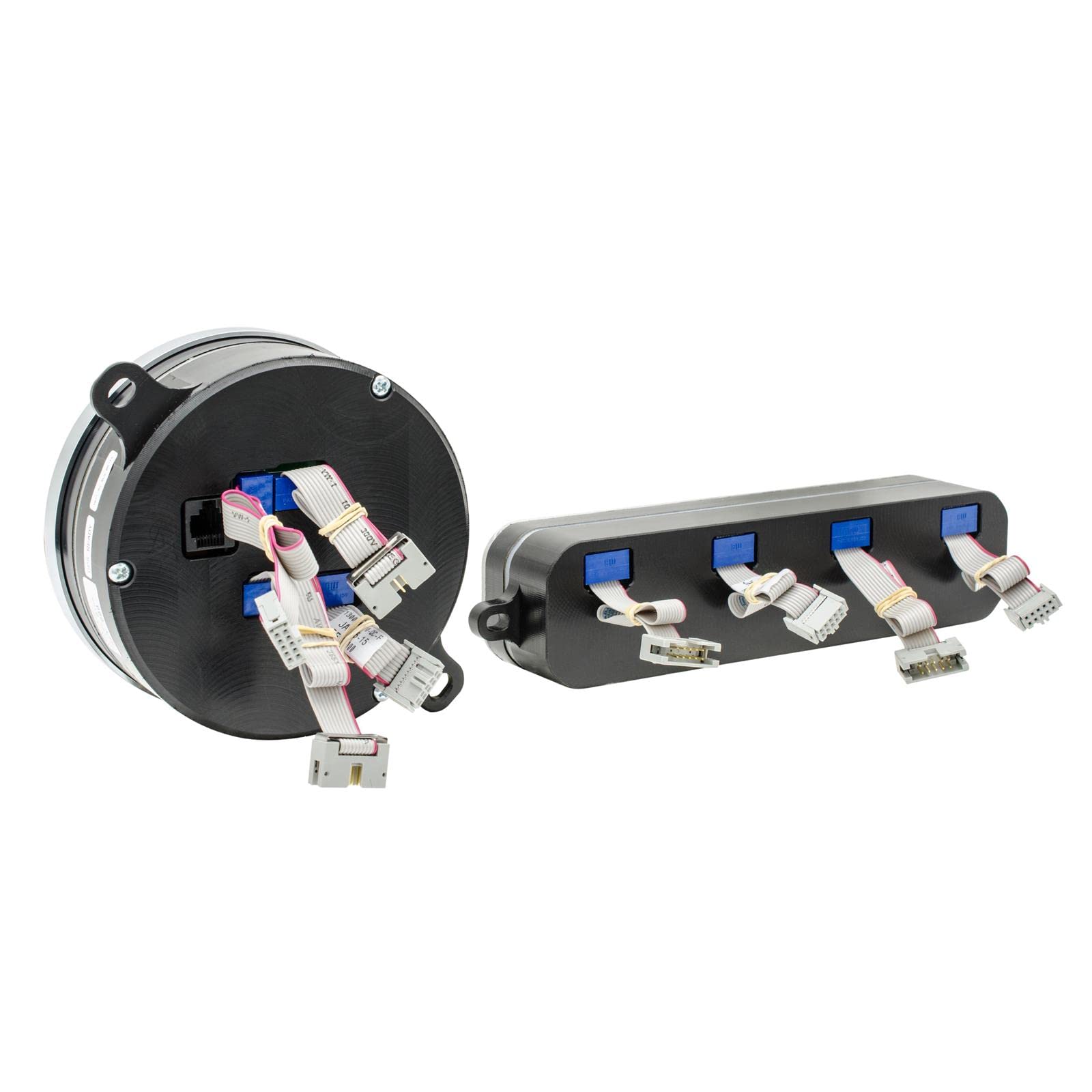 Dakota Digital VHX-42F-K-W Analog Dash Gauges System Compatible with 1942-48 Ford Car Black Alloy White Backlighting