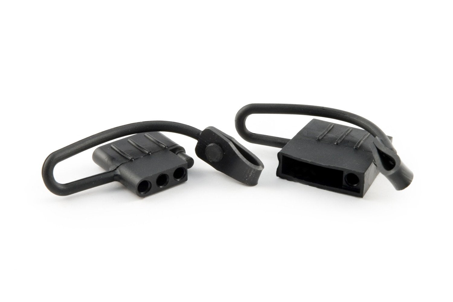 CURT 58761 4-Pin Flat Vehicle and Trailer-Side Wiring Harness Dust Covers, 2-Pack