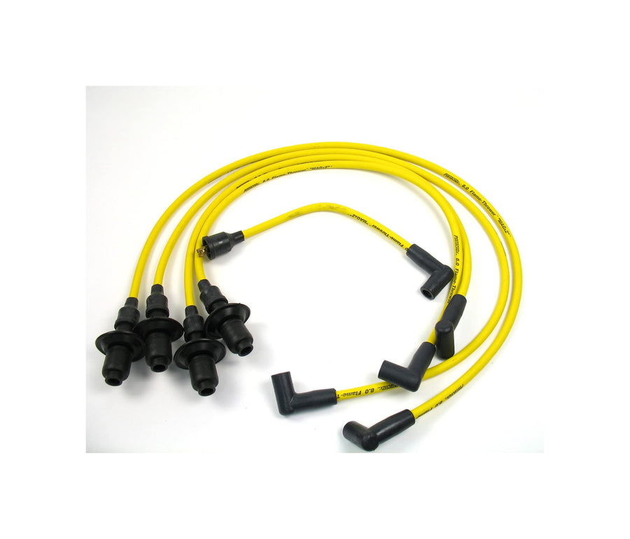 Flame-Thrower Pertronix 804505 Yellow 8mm 4 Cylinder Spark Plug Wire
