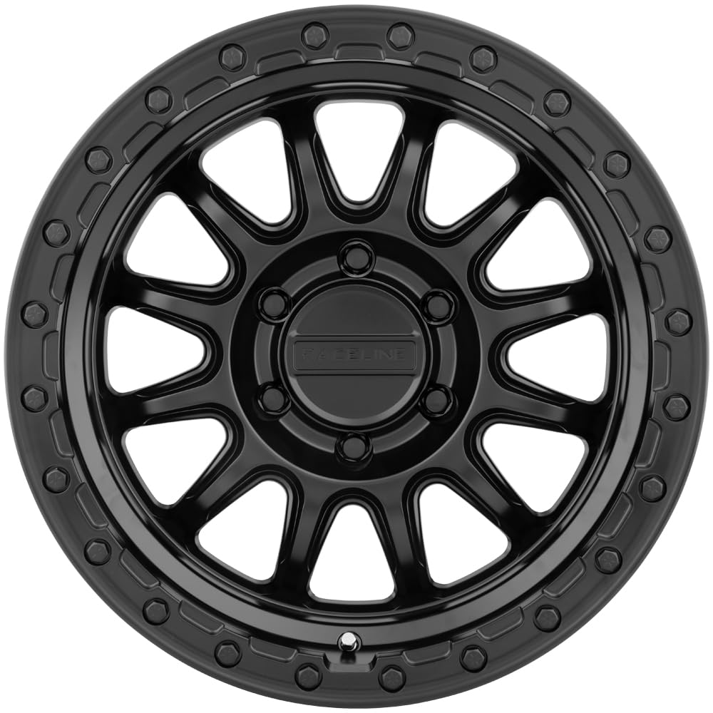 ALPHA SATIN BLACK Raceline Wheels 17X8.5 6X135 0mm