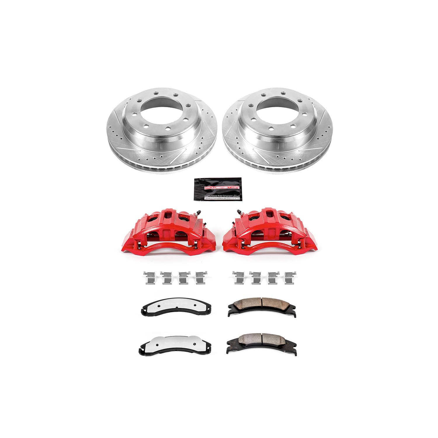 Power Stop Rear KC4718-36 Z36 Truck and Tow Brake Kit (with Calipers) For Ford E-150, Ford E-250, Ford E-350 Super Duty, Ford E-350 Super Duty, Ford E-450 Super Duty [Model Specific]