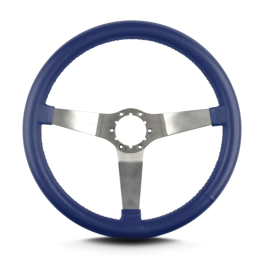 3 14" Brushed Lecarra Vette Standard Grip Blue 65204