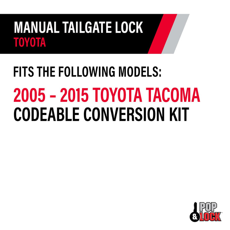 Pop & Lock Codeable Lock PL5400CONV Conversion Kit for Toyota Tacoma (Works with PL5500)