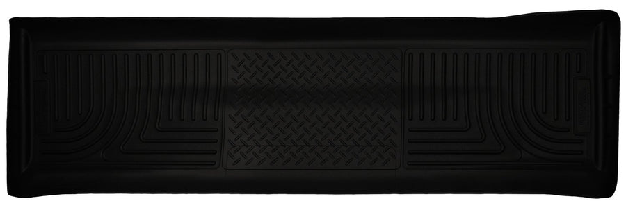 Weatherbeater Husky Liners Floor Mats | Fits 2011-2016 Ford F-250/F-350 Crew CAB ONLY | 2nd Row, 1-pc Black - 19701