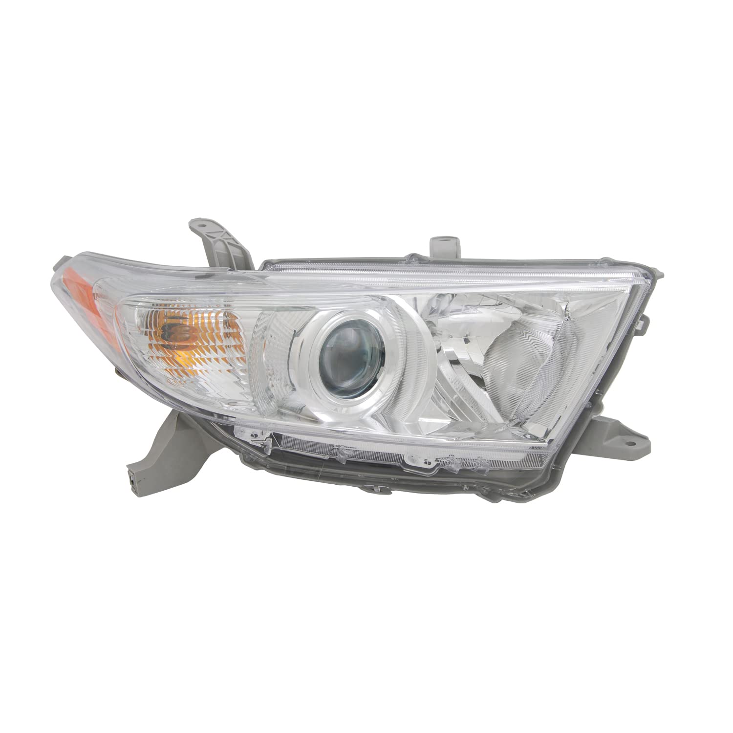 Right TYC Headlight Assembly Compatible with 2011-2013 Toyota Highlander
