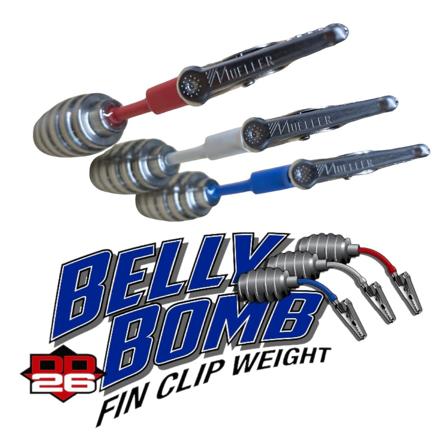 Fishing DD26 Fin Clip Weights (1.25 oz)