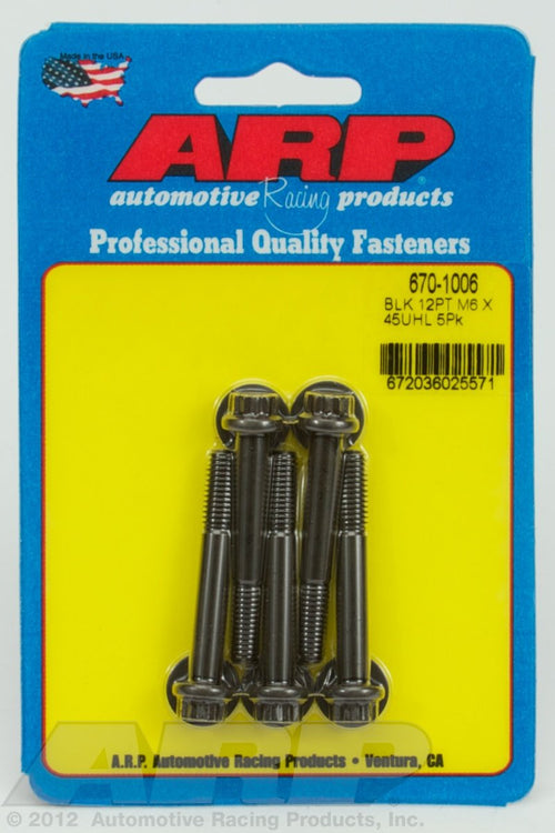 Black ARP (670-1006) Oxide Bolt