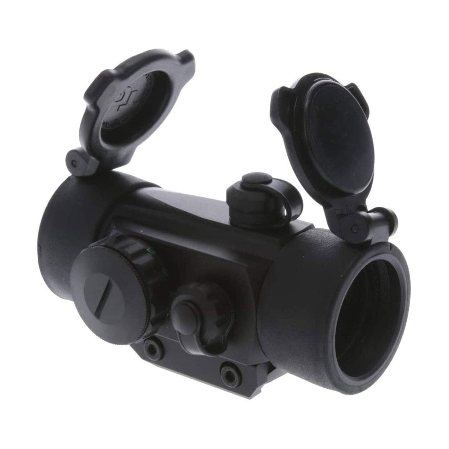 Dual-Color TRUGLO 1x30mm 5-MOA Hunting Durable Lightweight Waterproof Fogproof Shock Resistant Adjustable Aluminum Red / Green Dot Sight Flip-Up Lens Caps Included