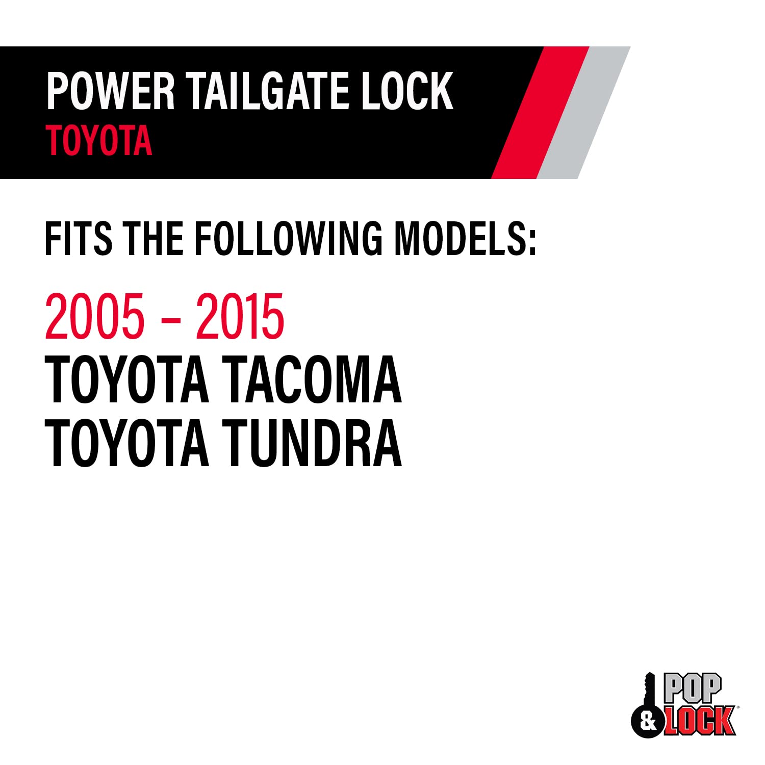 Power Tailgate Lock Pop & Lock PL8525 for Toyota Tacoma (Power Lock Add-on Kit)