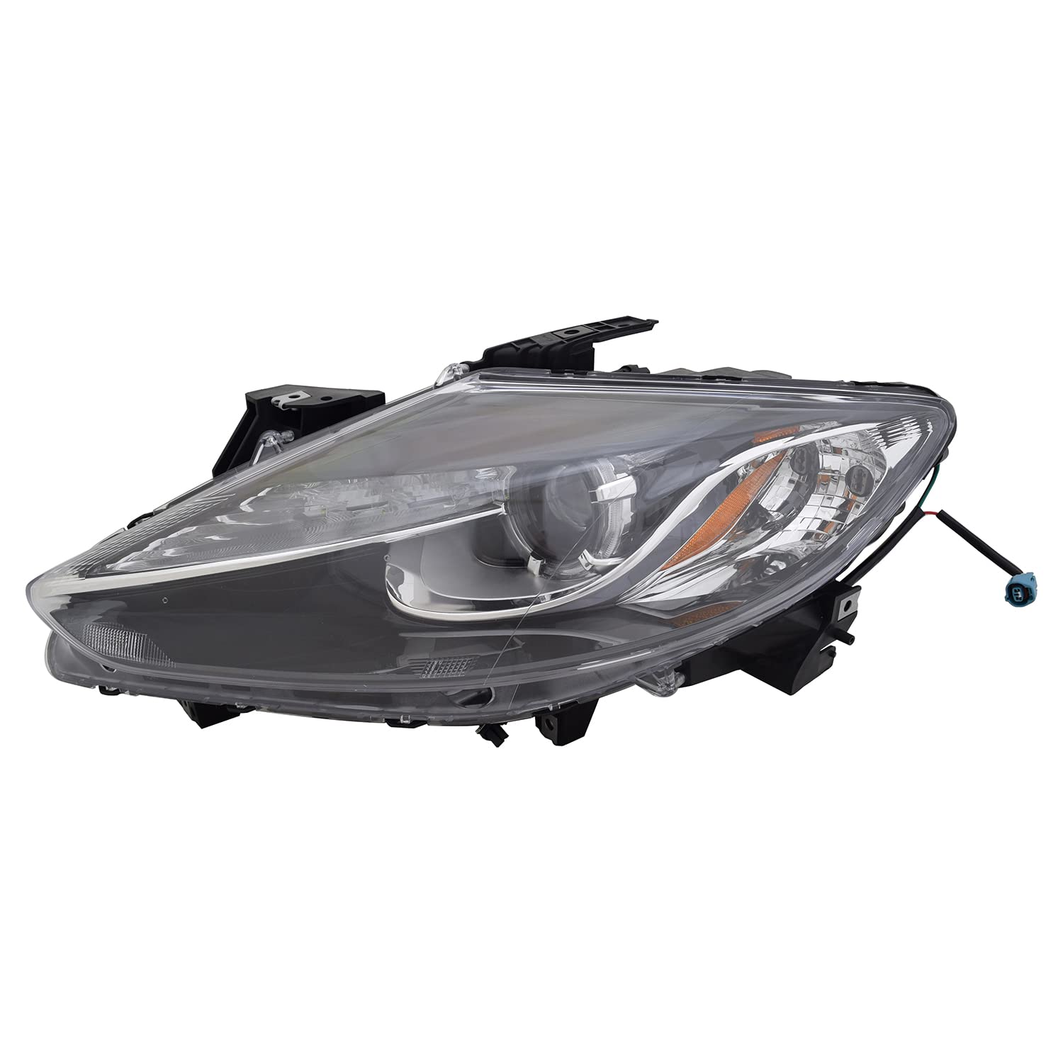 Left TYC Headlight Assembly Compatible with 2013-2015 Mazda CX-9