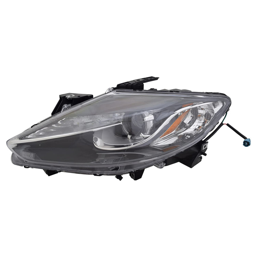 Left TYC Headlight Assembly Compatible with 2013-2015 Mazda CX-9