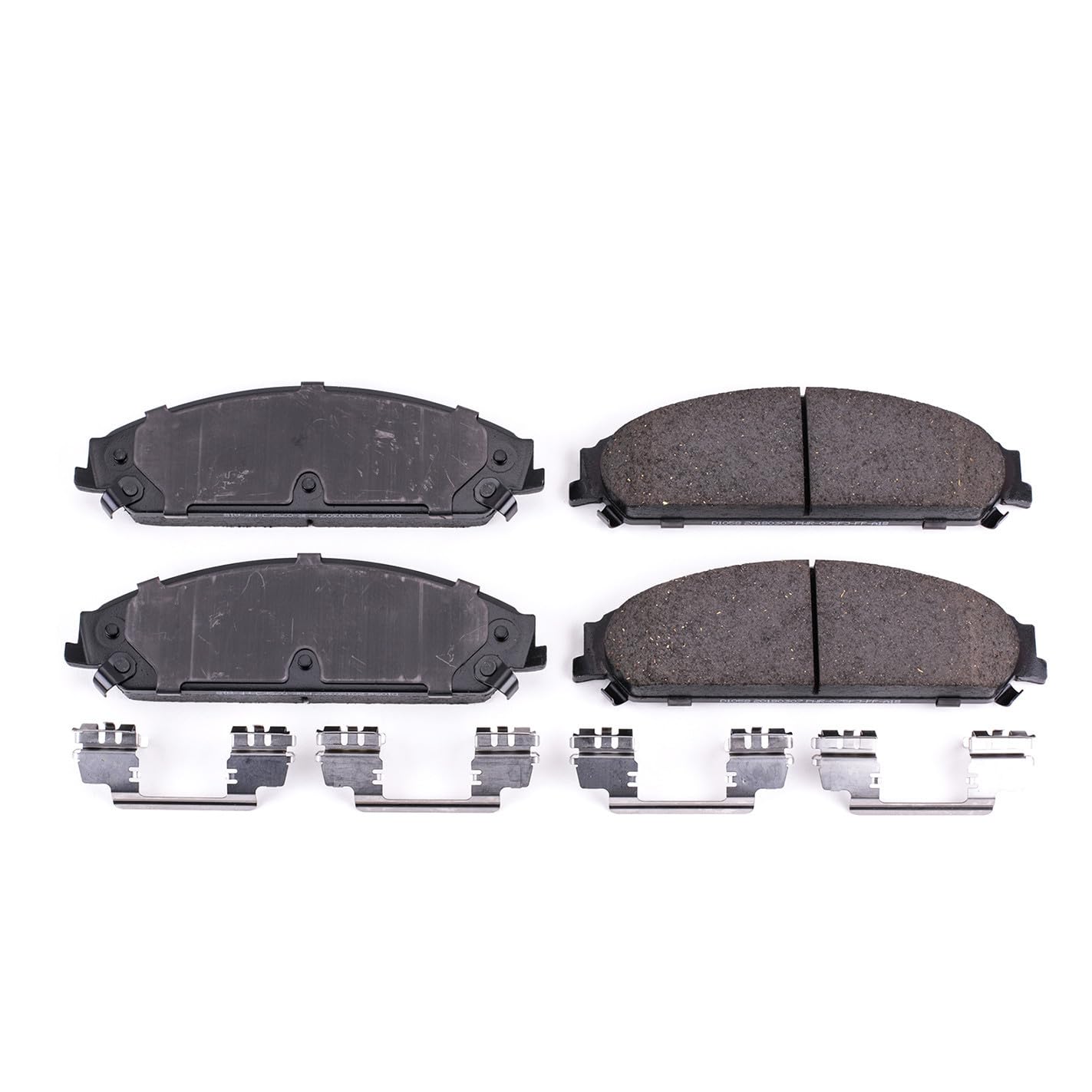 Power Stop Brake Kit Front For Chrysler 200 2013-14 |300 2005-23 |Dodge Avenger 2013-14 |Caliber 2008-09 |Challenger 2009-23 - Ceramic Brake Pads With Installation Hardware, 17-1058
