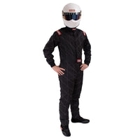 Chevron-5 RaceQuip® Driving Suit SFI 3.2A/5 Double Layer Black 2XL