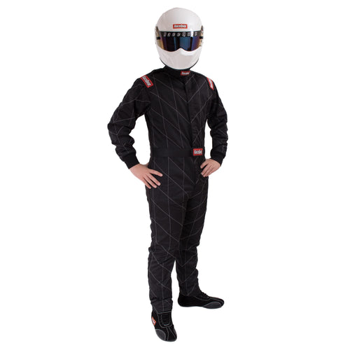 Chevron-5 RaceQuip® Driving Suit SFI 3.2A/5 Double Layer Black 2XL